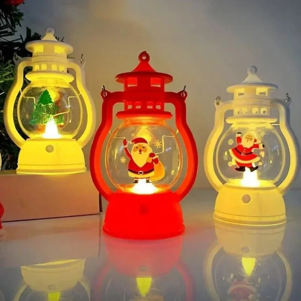 Christmas Lantern LED Lights Santa Claus Portable Desktop Decor - product image 9