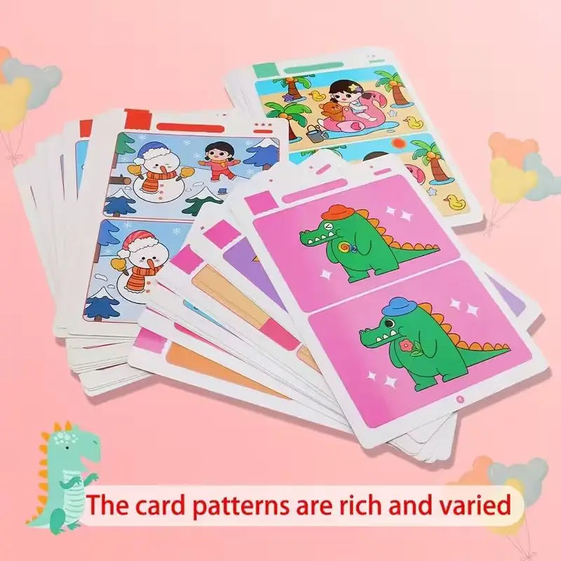 Find the Difference Fun Focus Training Game with Erasable Picture - image 2