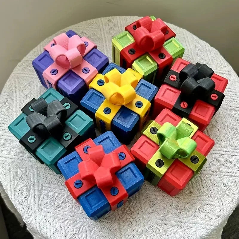 Annoying Gift Box with Screws 3d Printed Prank Adult Card Cash - product image 1