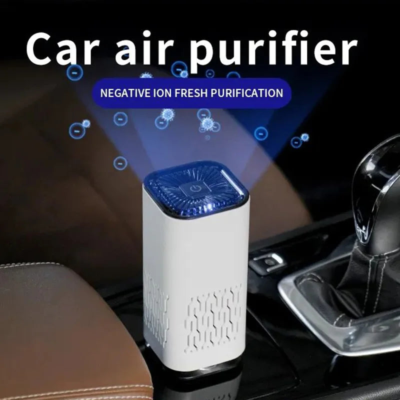 Car Air Purifier Negative Ion Hepa Filter USB Direct Plug Cleaner - product image 2