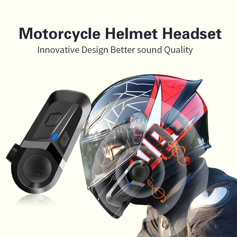 Bluetooth 5 3 Helmet Headset Wireless Motorcycle Hands-free Kit - product image 2