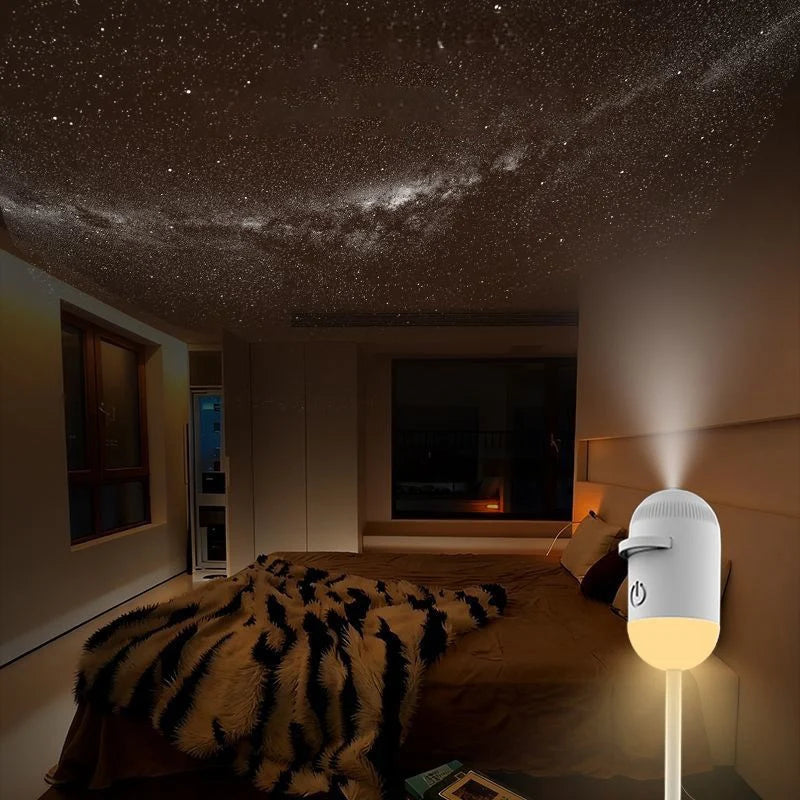 Mini Galaxy Star Projector 2-in-1 Night Light & Atmosphere Lamp - product image 3