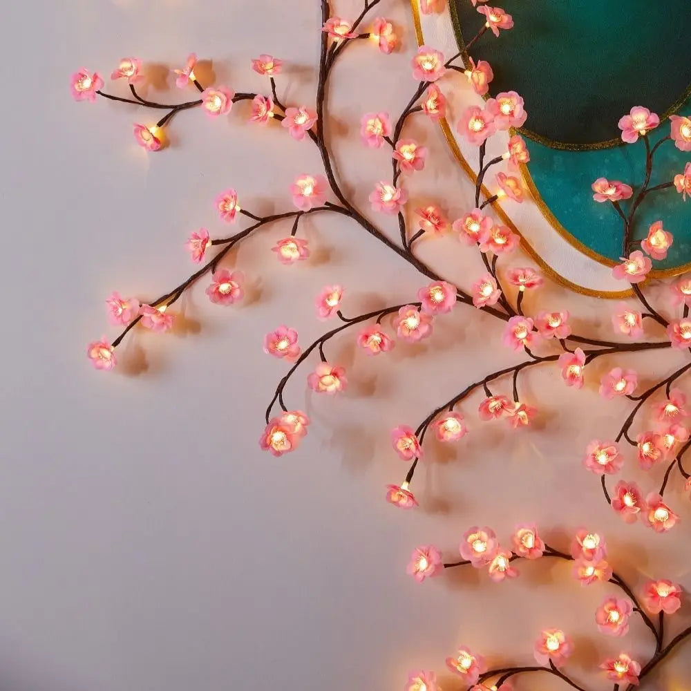 Cherry LED Tree Branch Lights Blossom Willow Vine Garland Decor - product image 10