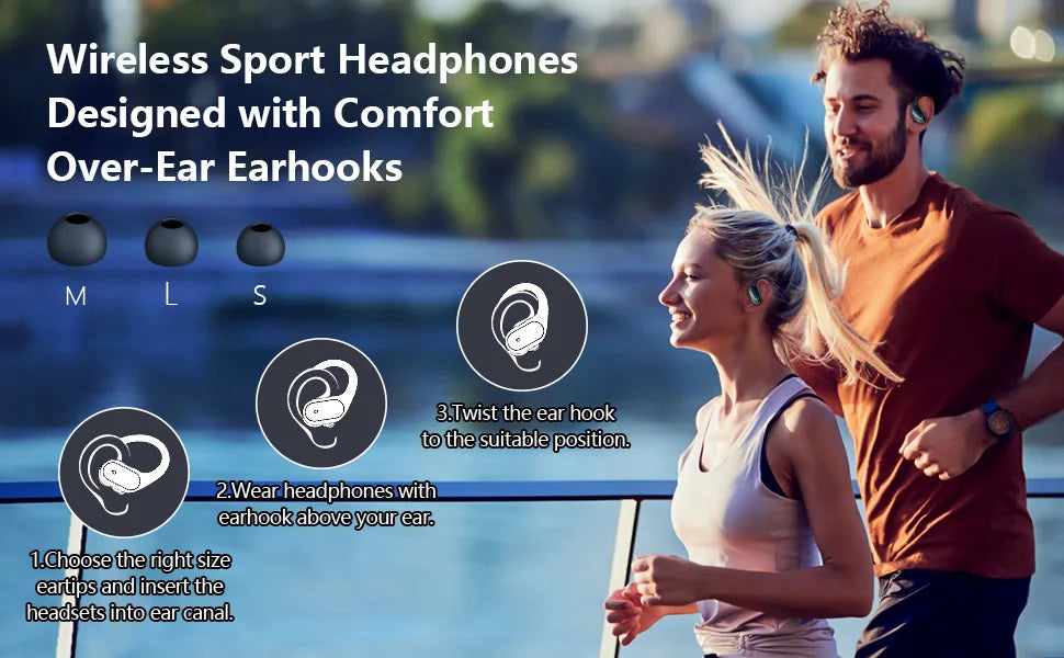 Bluetooth 5 3 Earphones Wireless Sports Headphones with Mic - product image 13
