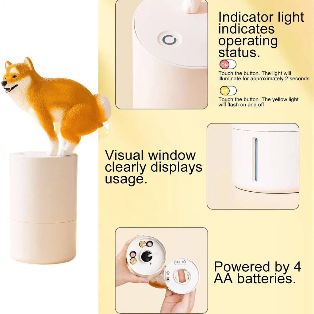 Automatic Soap Dispenser Cute Shiba Inu Touchless Foaming - product image 5