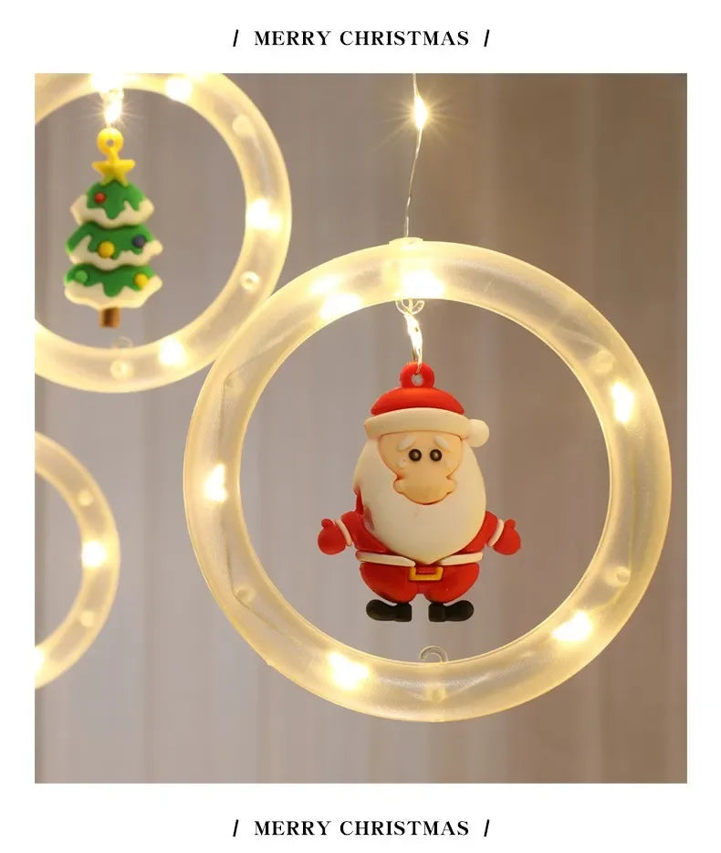Christmas LED Strip Lights USB Curtain Garland for Room Decor - product image 20