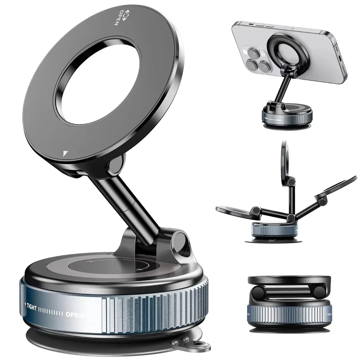 Mobile Phone Magnetic Stand for Desktop 360 Rotating Adsorption - image 1