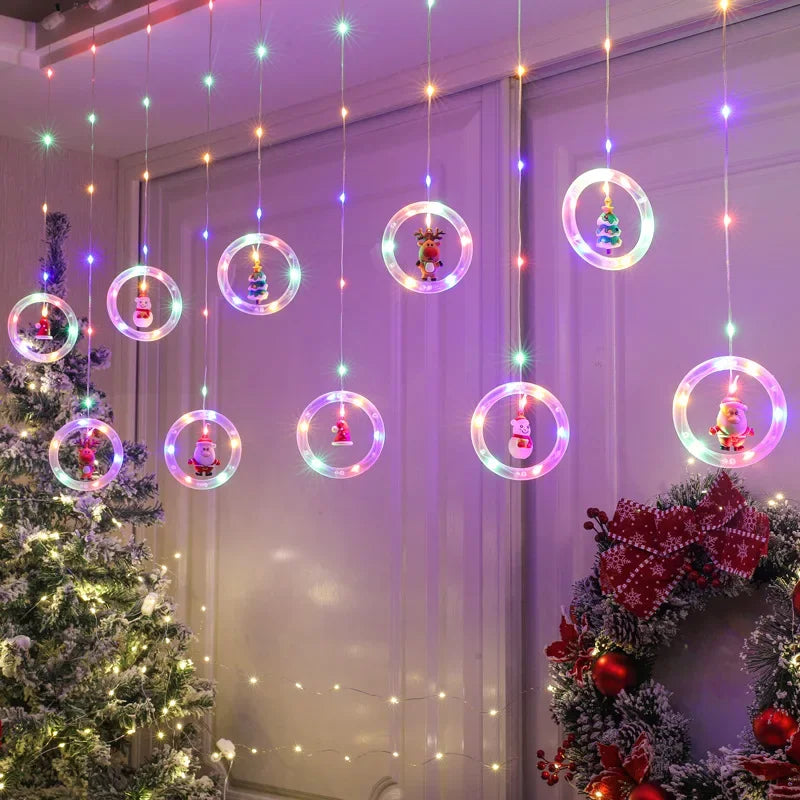 Christmas LED Strip Lights USB Curtain Garland for Room Decor - product image 27