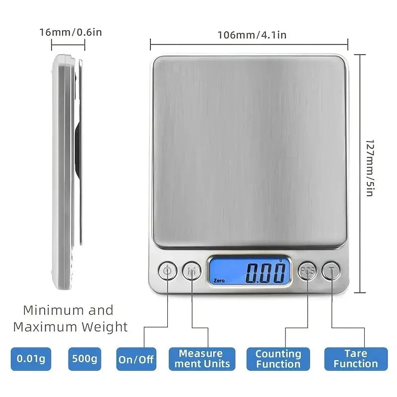 Digital Kitchen Scale Stainless Steel Food - product image 5