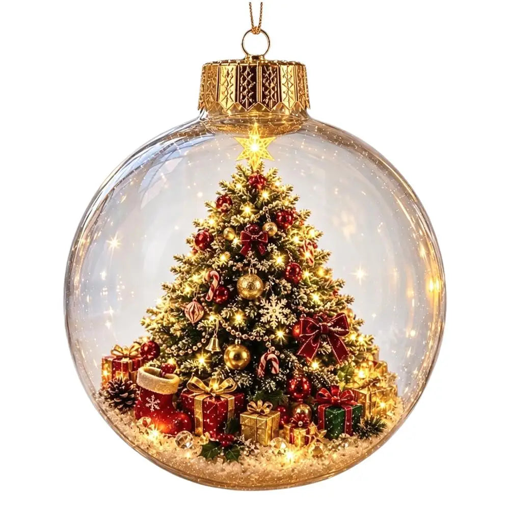 Christmas Story Decor with Lights Snowman Crystal Ball - product image 9