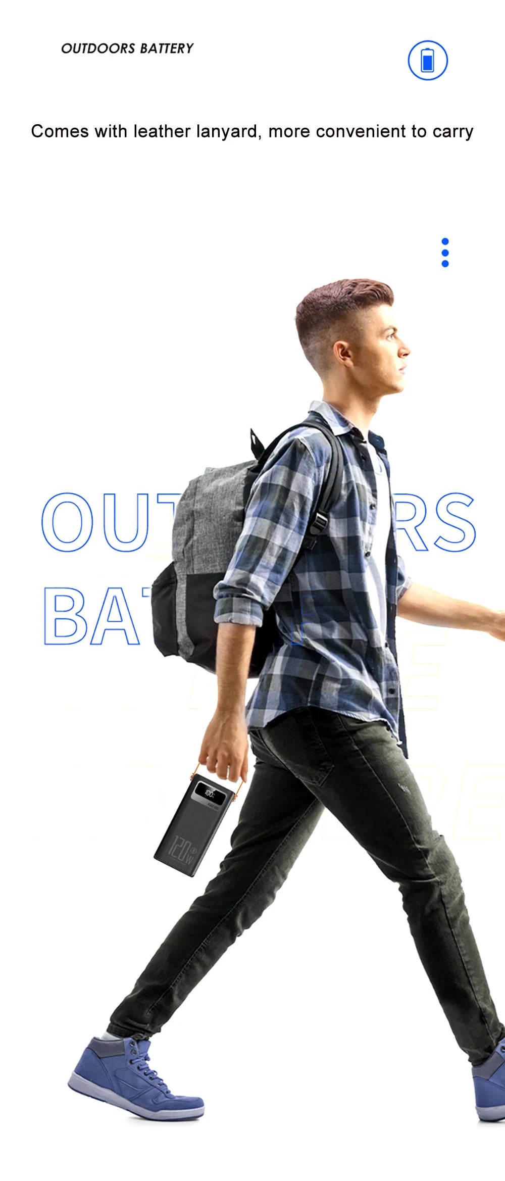 120w Fast Charging Power Bank 30000mah Portable Station - product image 17