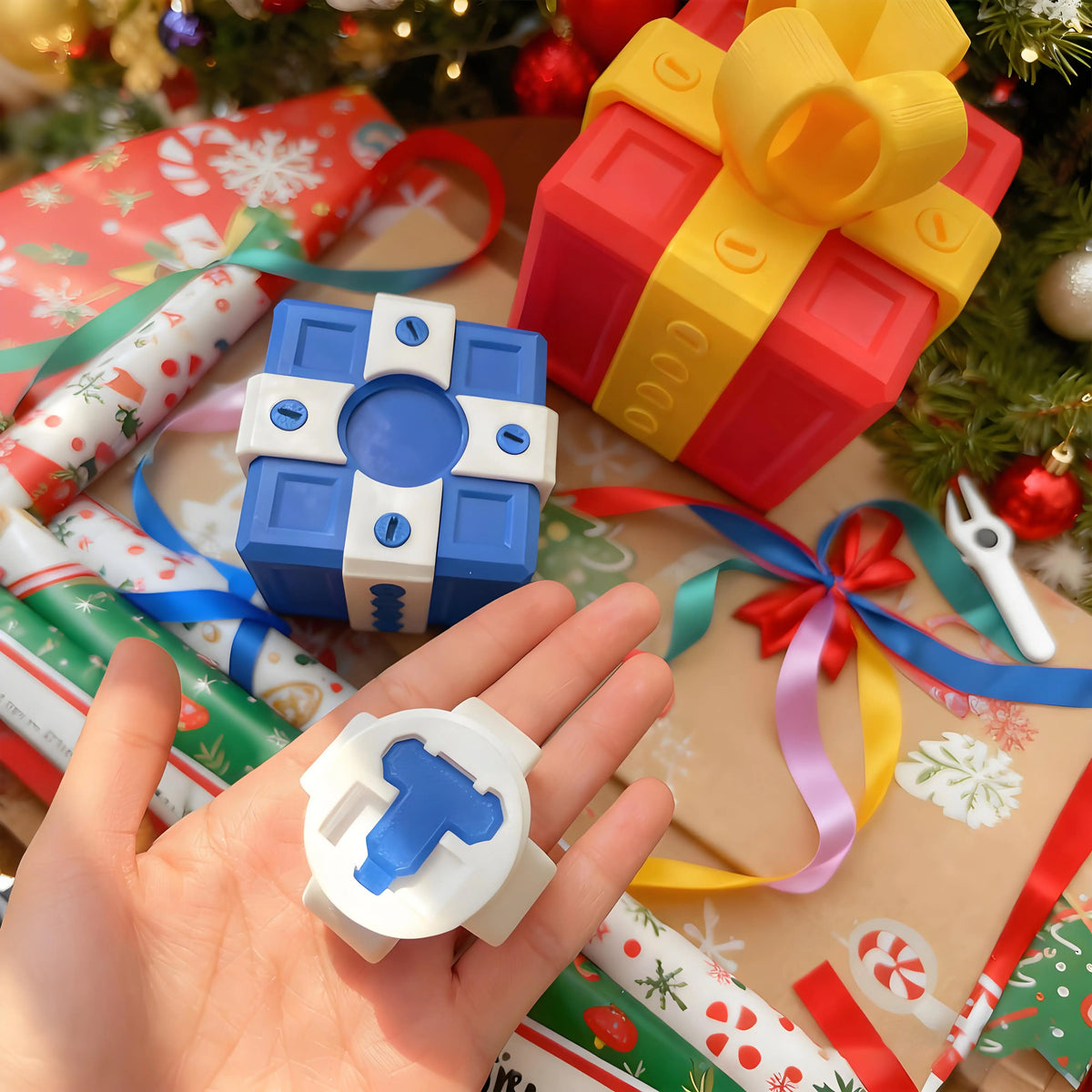 Annoying Gift Box with Screws 3d Printed Prank Adult Card Cash - product image 3