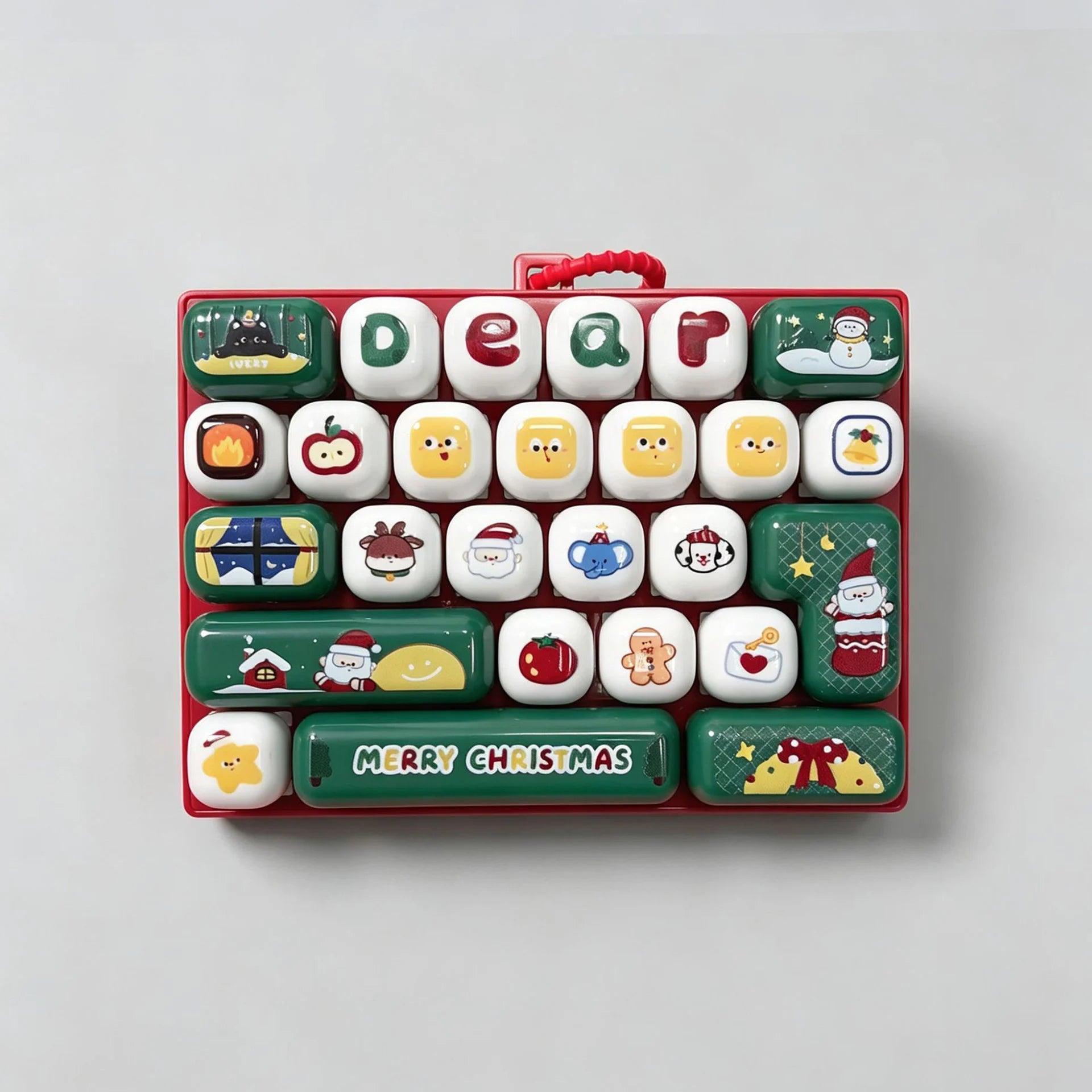 Keycap Clicker Fidget Keychain Toy