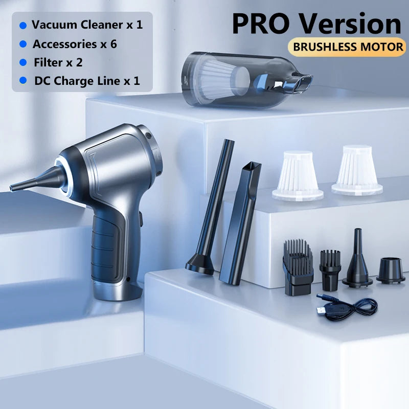 Portable Rechargeable Wireless Handheld Vacuum Cleaner – Car & Home