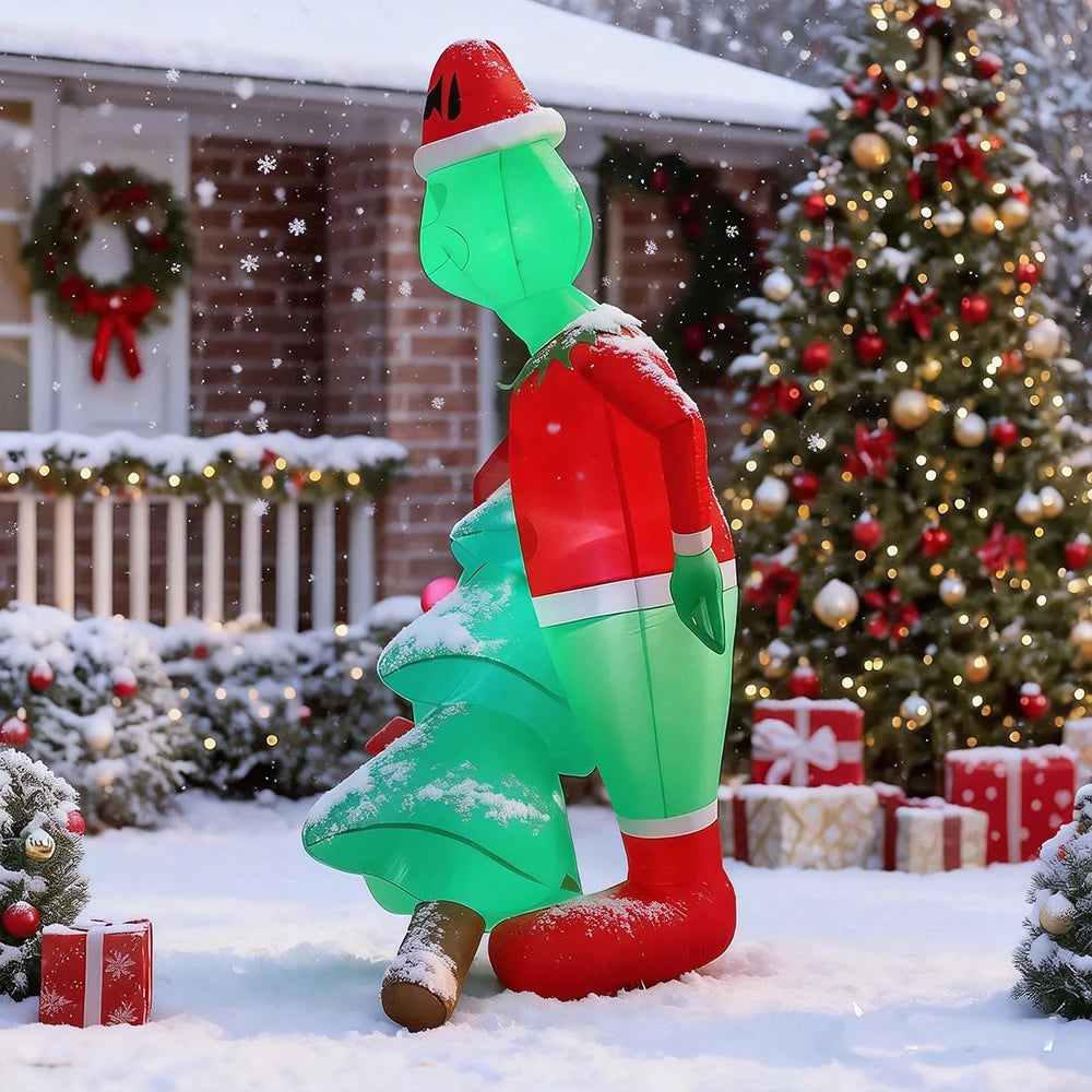 Grinch LED Christmas Inflatable Outdoor Decoration