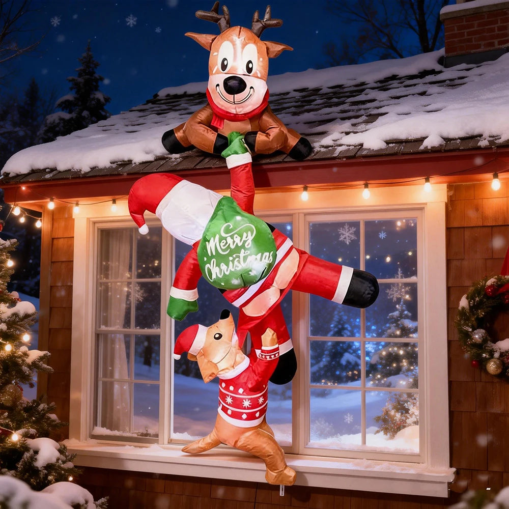 Grinch LED Christmas Inflatable Outdoor Decoration