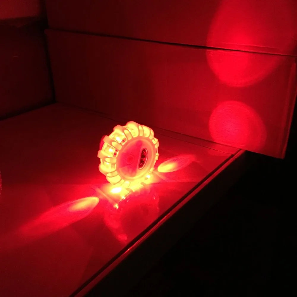 9 Modes 12led Flares Emergency Lights Road Safety Beacon Disc - product image 2