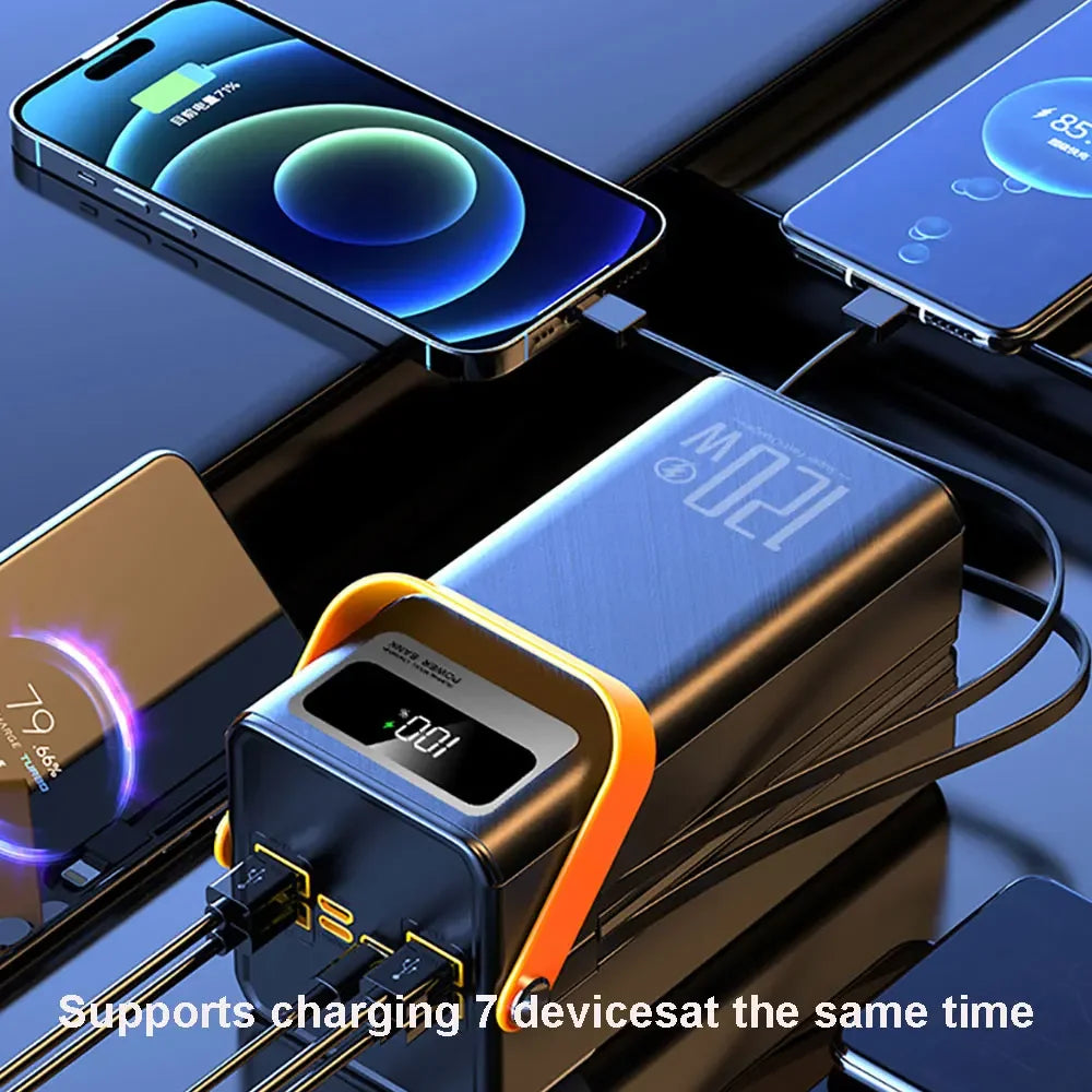 120w Fast Charging Power Bank 30000mah Portable Station - product image 4