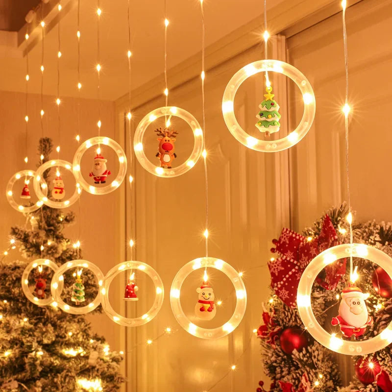 Christmas LED Strip Lights USB Curtain Garland for Room Decor - product image 28
