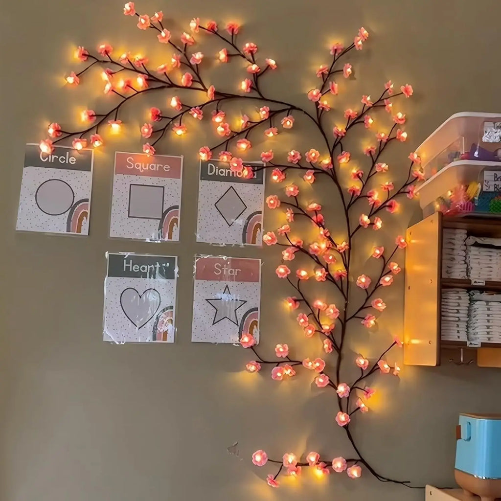 Cherry LED Tree Branch Lights Blossom Willow Vine Garland Decor - product image 6