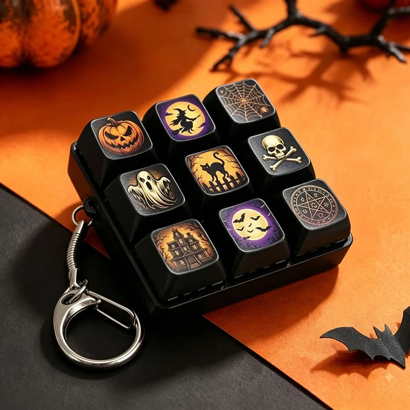 Keycap Clicker Fidget Keychain Toy
