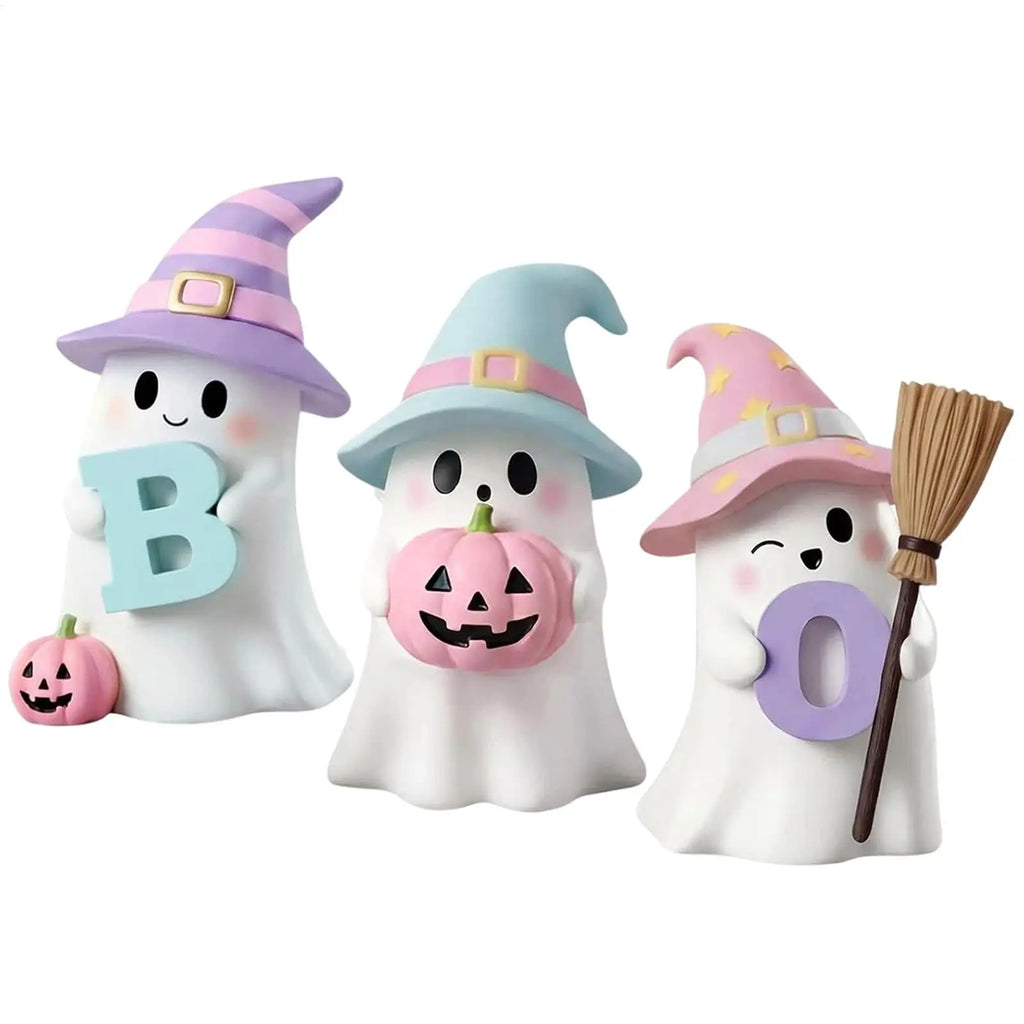 Halloween Ghost Figurine Holiday Resin Cute Sculpture Statue Decor - image 9