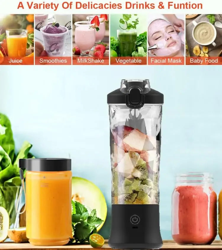 Portable Blender 20oz Usb-c Rechargeable Smoothie Maker - product image 6