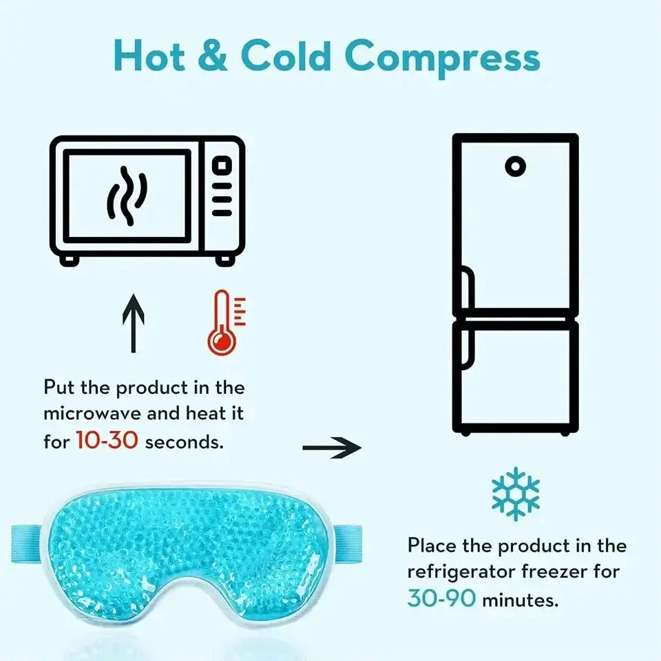 Reusable Hot & Cold Gel Eye Mask Cooling Warming Care - product image 6
