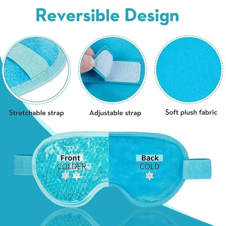 Reusable Hot & Cold Gel Eye Mask Cooling Warming Care - product image 5